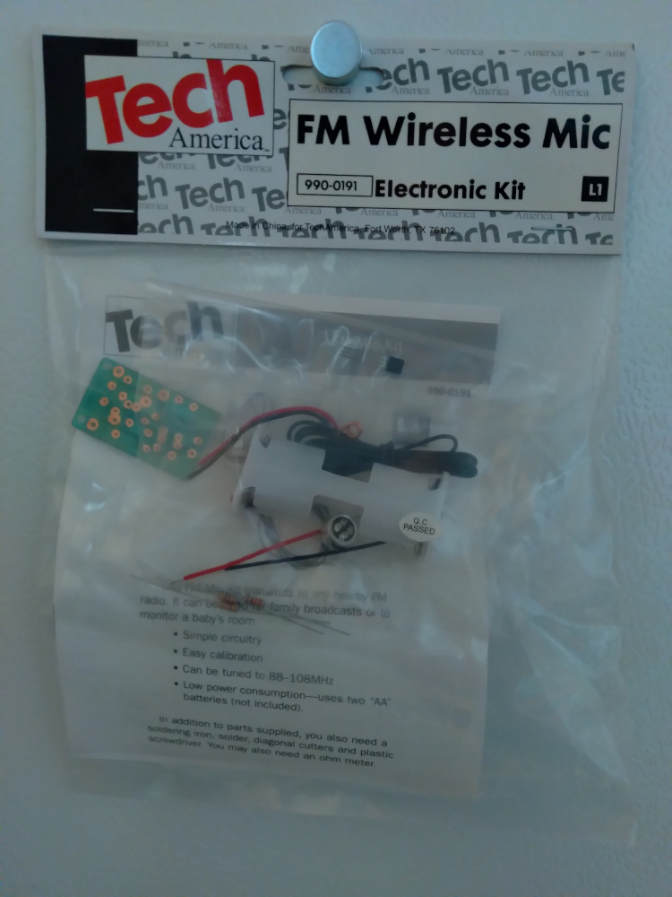 FM Wireless Mic electroic kit 88-108MHz